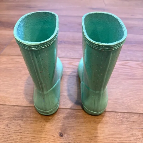 Hunter Kids Original Classic Giant Glitter Rain Boots, size 3 - Picture 3 of 9